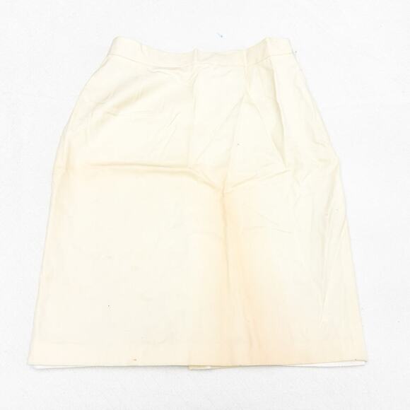 Le Painty Paris Cream Pencil Classic Skirt Size 46 US 8 - Picture 1 of 4